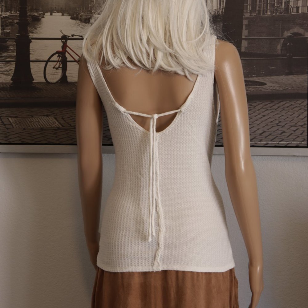 Altar'd State sexy tank top S shirt camisole white Bohemian Hippie